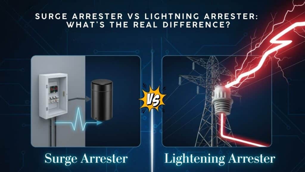 Surge Arrester vs Lightning Arrester: What’s the Real Difference?